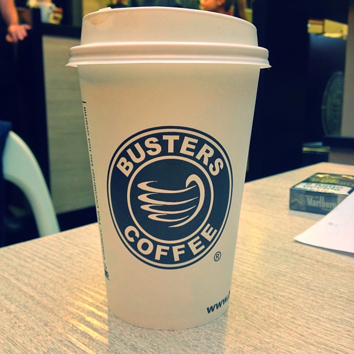 Buster's Coffee cup