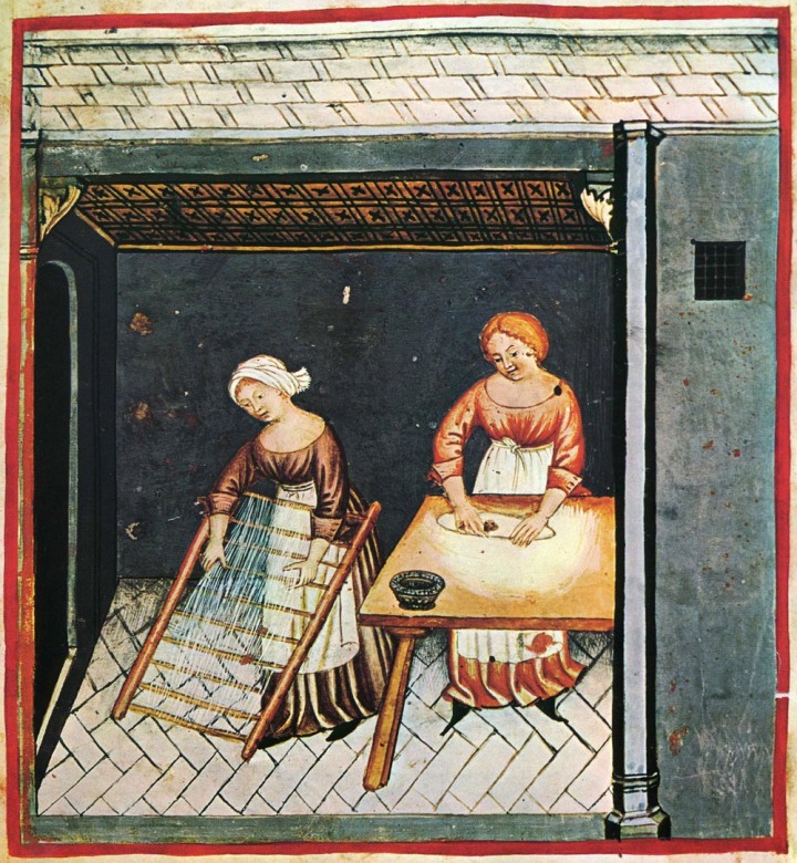 Pasta making from the 15th century