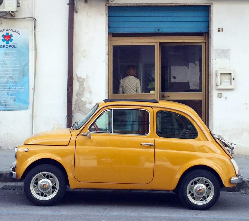 Fiat 500. Photo from Unsplash